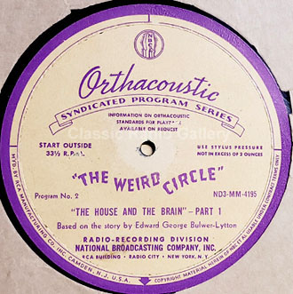The Weird Circle radio show transcription